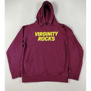 Danny Duncan Hoodie Sweatshirt Mens Small Purple Virginity Rocks Graphic Fleece